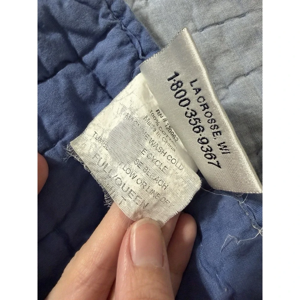 Vintage The Company Kids Store Airplanes Quilt Full/ Queen Blue Kids 100% Cotton